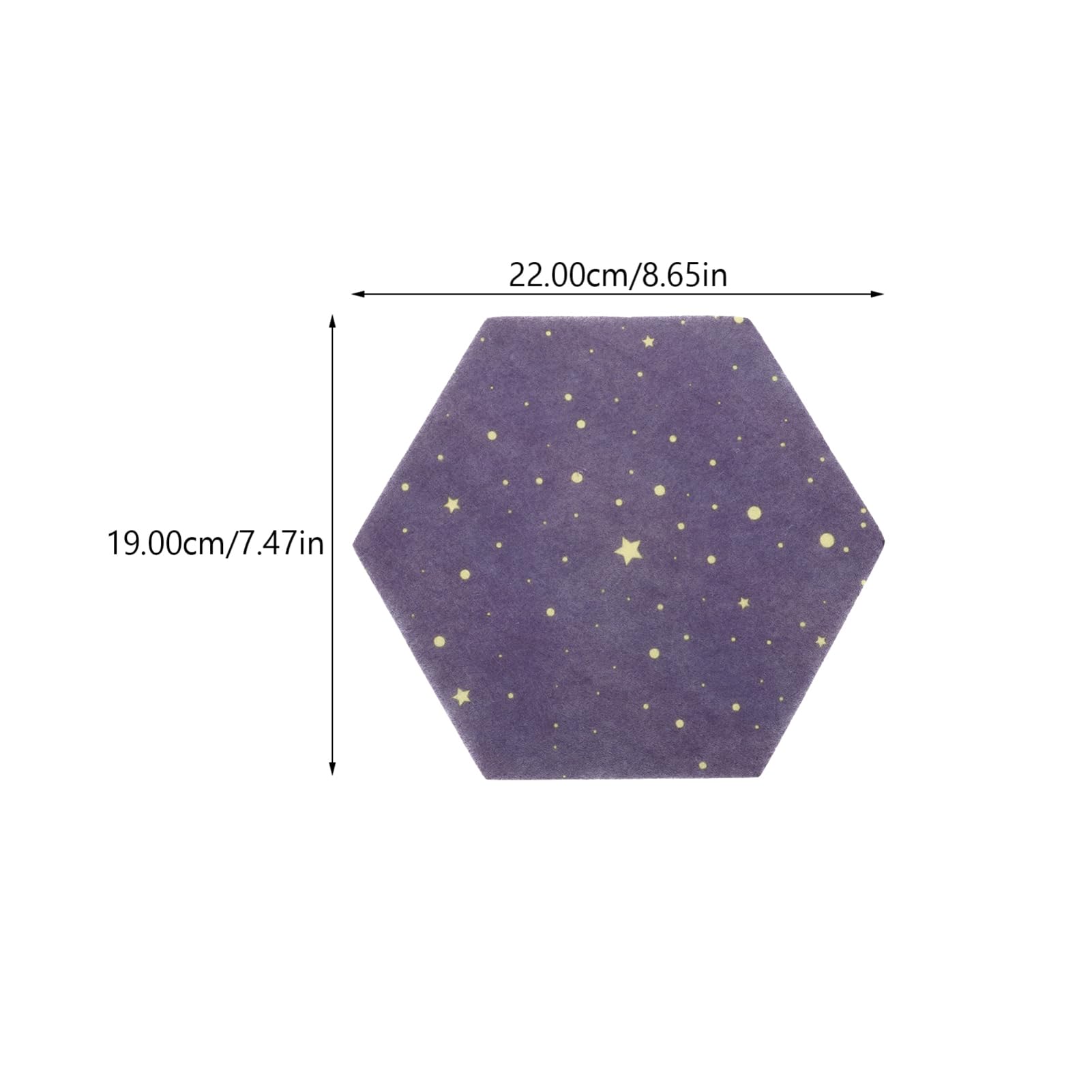 GRIRIW 6Pcs Hexagon Felt Bulletin Boards Decorative Wall Tiles for Home Office Easy to Use Memo Board Organizer with Pushpins Lightweight and Notice Board for Classroom Decor