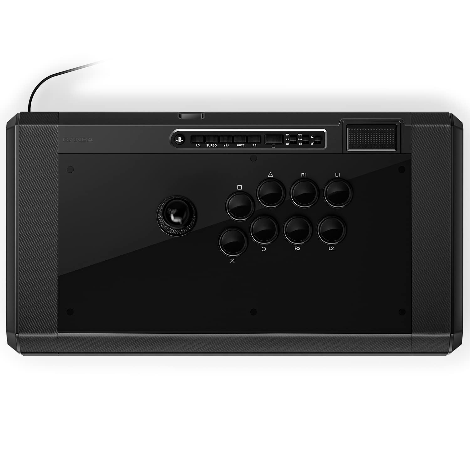 Qanba Q7 Obsidian 2 有線ジョイスティック PlayStation 5/4およびPC用