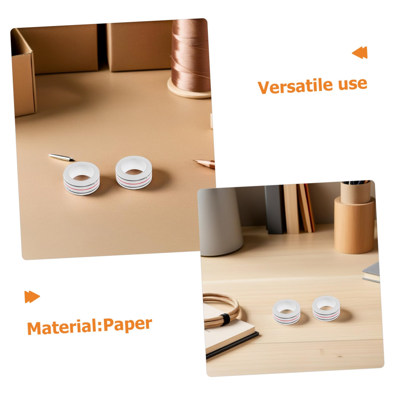 Anneome 6 Cintas De Papel para Manualidades Cintas De Costura Diagonal Pegatinas para Álbumes De Recortes