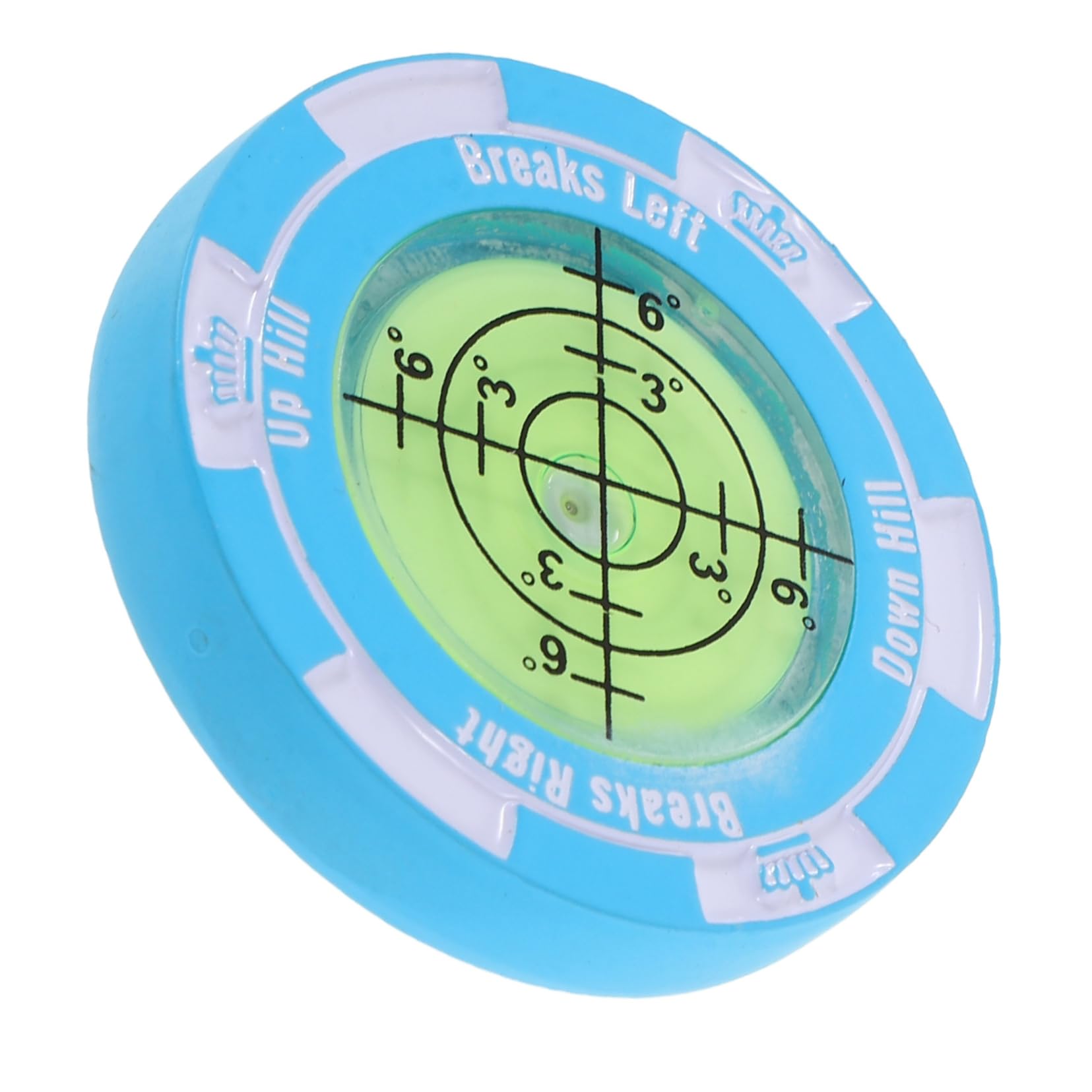 BESPORTBLE Golf Waage Golf-Putting-Hilfe Golfclubs Markierungen Golf-Divot-Tool Vorlage Zur Markierung Von Golfbällen Golf-ausrichtungsstäbe Golfzähler Ballmarker Golf Zinklegierung Sky-Blue