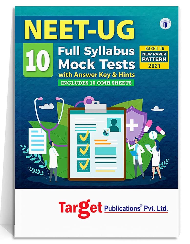 NEET UG Mock Test Papers 2024 Based on Full Syllabus Prescribed by NMC | Includes 10 NEET Practice Model Test Papers Booklet, OMR Sheets with Answers & Solutions Book