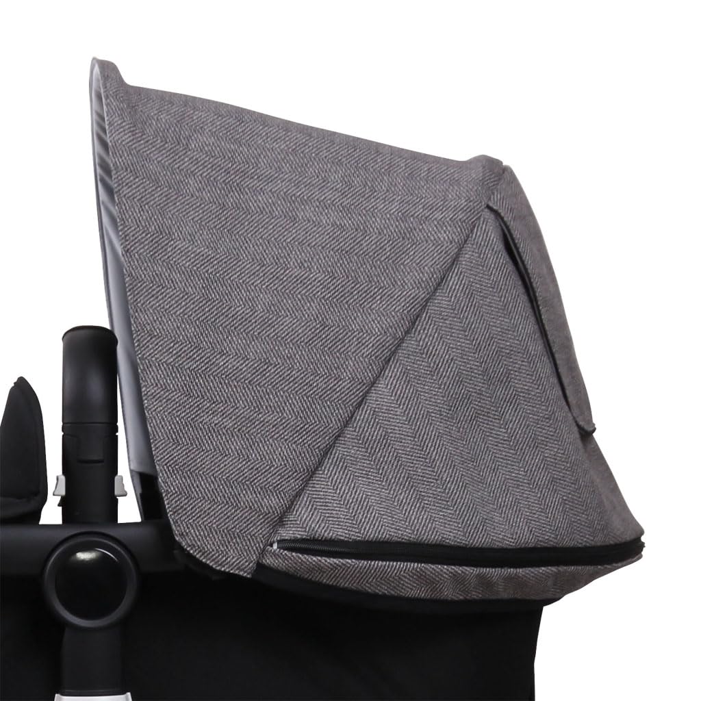 Capota Extensible para Bugaboo Fox 5 GRIS MELANGE -SPIGA- Polar Asfalto