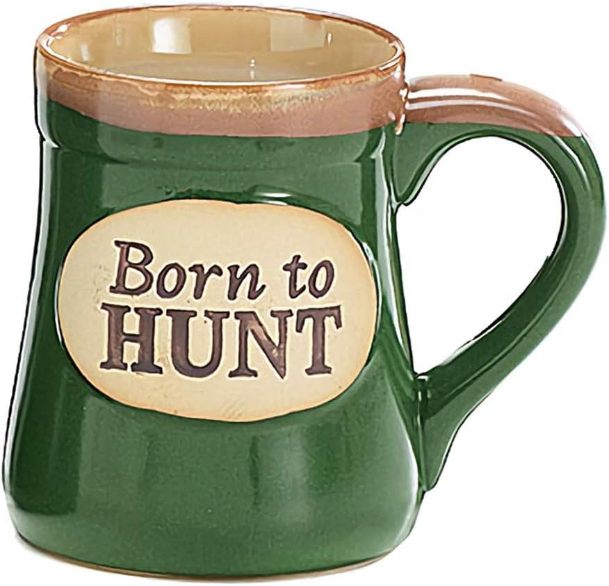 1 X Born to Hunt Coffee Mug in Gift Box