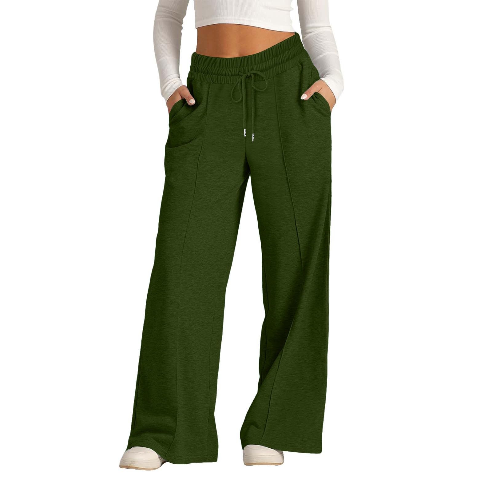  SHAOBGE Oversized Wide Leg Sweatpants for Women with Elastic Drawstring - Low Waisted and Comfortable Lounge Pants
| SH