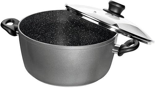 2016 Germany's STONELINE Xtreme Series 7.4 cuartos de galón olla con tapa, antiadherente, revestimiento de piedra no tóxica  2016 modelo de primera