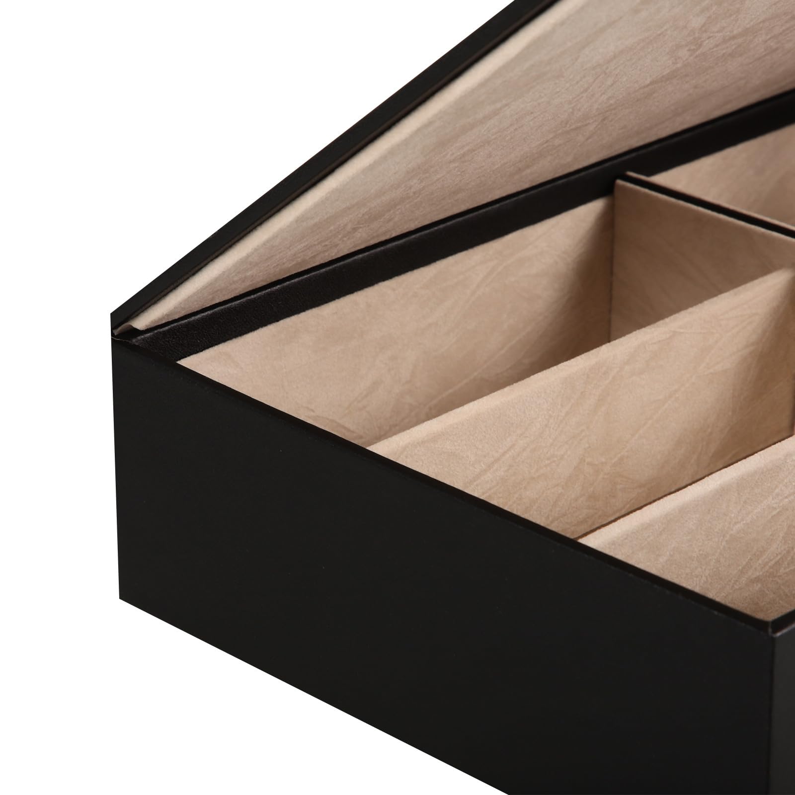 Veemoon Scatola Porta Occhiali da Sole 6 Scomparti, Organizer per Occhiali Resistente e Facile da Pulire, Custodia Elegante per Uso Domestico e Commerciale