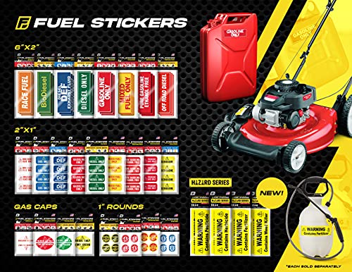 Image of E85 Sticker, Flex Fuel Labels for Vehicles, Rental Cars, Fleets, Trucks and SUVs - Weather Proof, Extreme Stick, Flex Fuel Decals, by Fuel Stickers - USA Made (1 inch Round), 4 Labels
