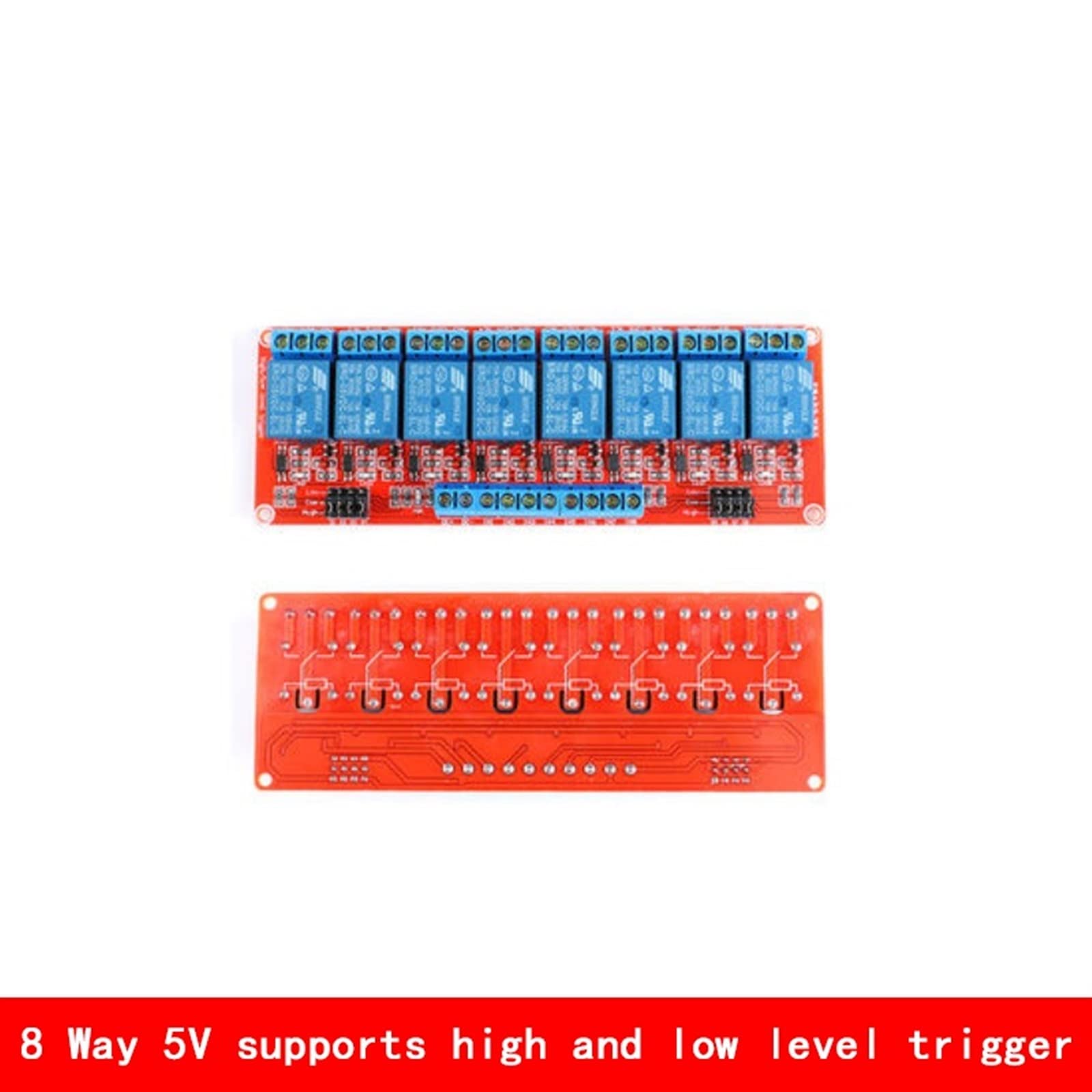 Bouclier de Module Relais 1/2/4/8 canaux 5v 12v 24v, 1 pièce, avec Support optocoupleur, Carte développement déclenchement Niveau Haut/Bas