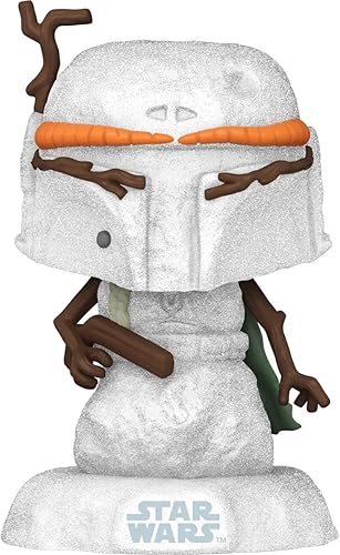 Miniatura 1 de POP Star Wars: Holiday - Figura de vinilo de muñeco de nieve Boba Fett Funko (paquete con funda protectora de caja compatible), multicolor, 3.75