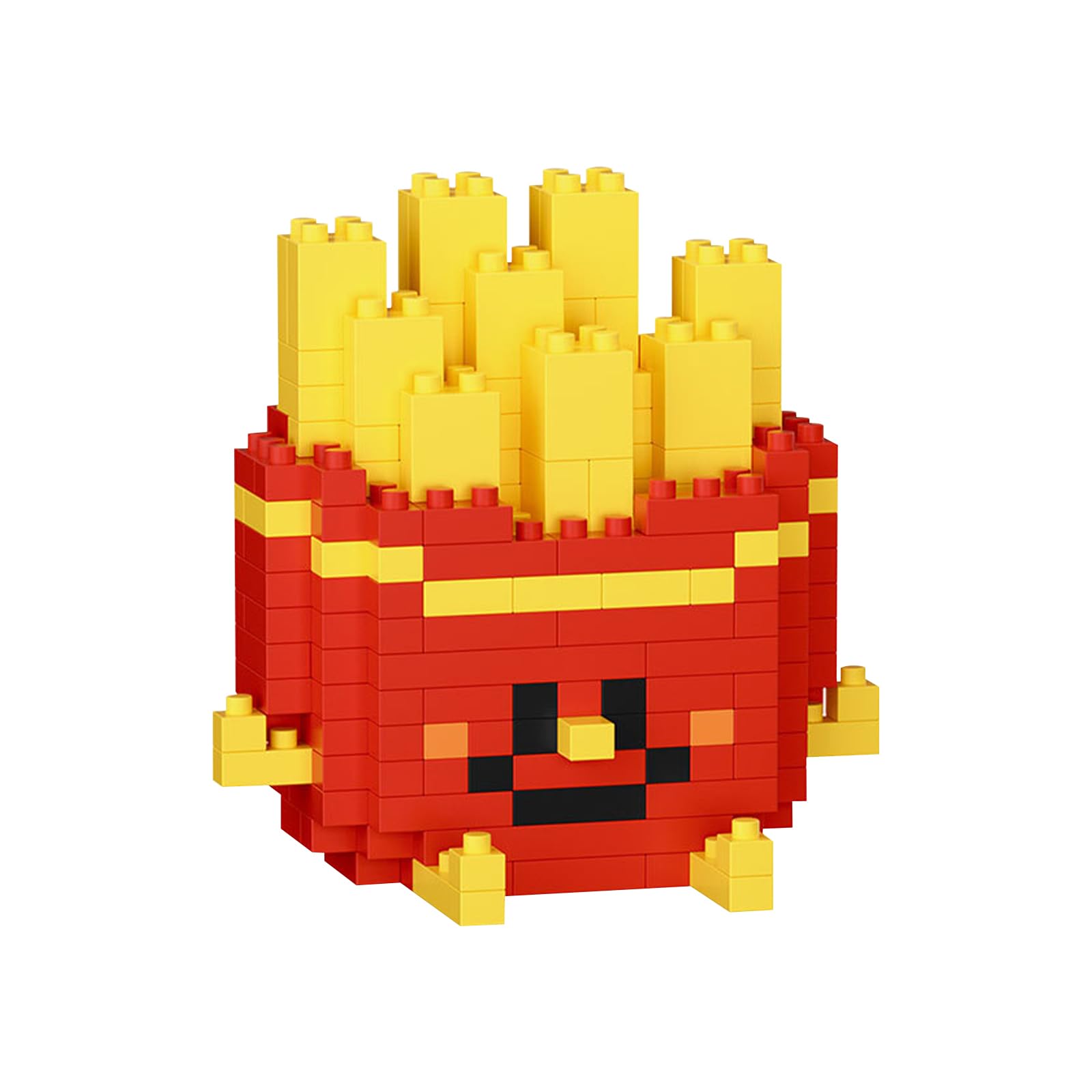 NOOLY Food Series Micro Building Block for Kids and Adults Home and Office Decoration Toy WKLJM-04 (Golden Fries, 234 Pcs) 8924 — image 1
