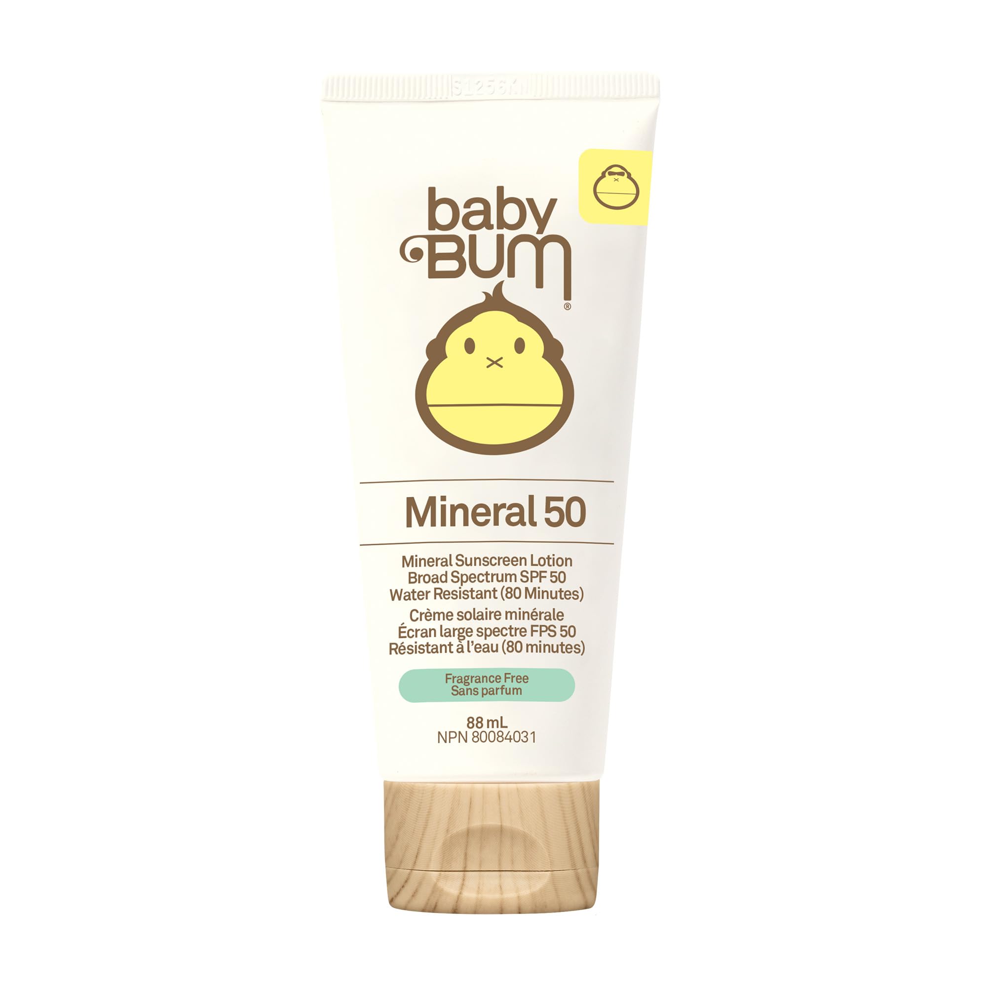 Sun Bum Baby Bum Spf 50 Sunscreen Lotion | Mineral Uva/uvb Face and Body Protection for Sensitive Skin | Fragrance Free | Travel size | 3 Fl Oz, 3 ounces
