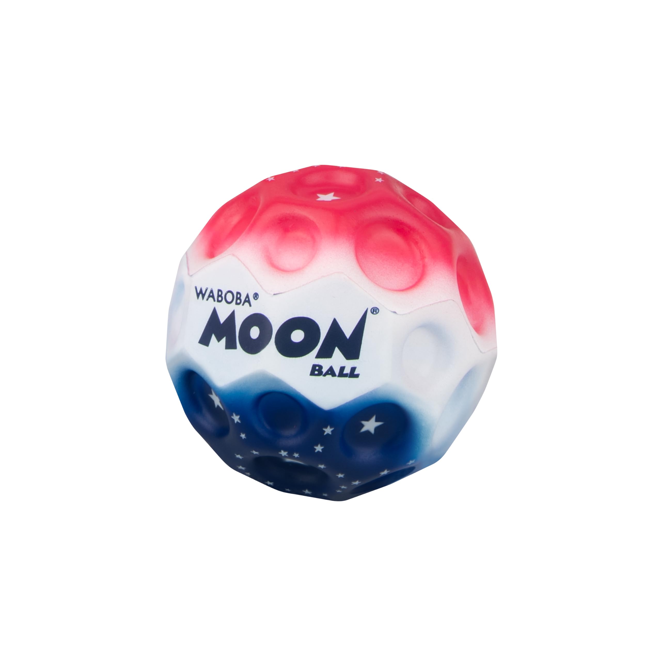 Amazon.com: Waboba Moon Ball Stars and Stripes- Hyper Bouncy Ball