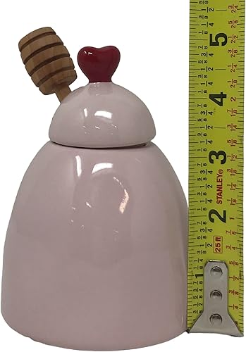 Miniatura 5 de Rae Dunn Juego de tetera de cerámica y olla de miel 8 x 6 pulgadas Youre My Cup of TeaLove Is Sweet