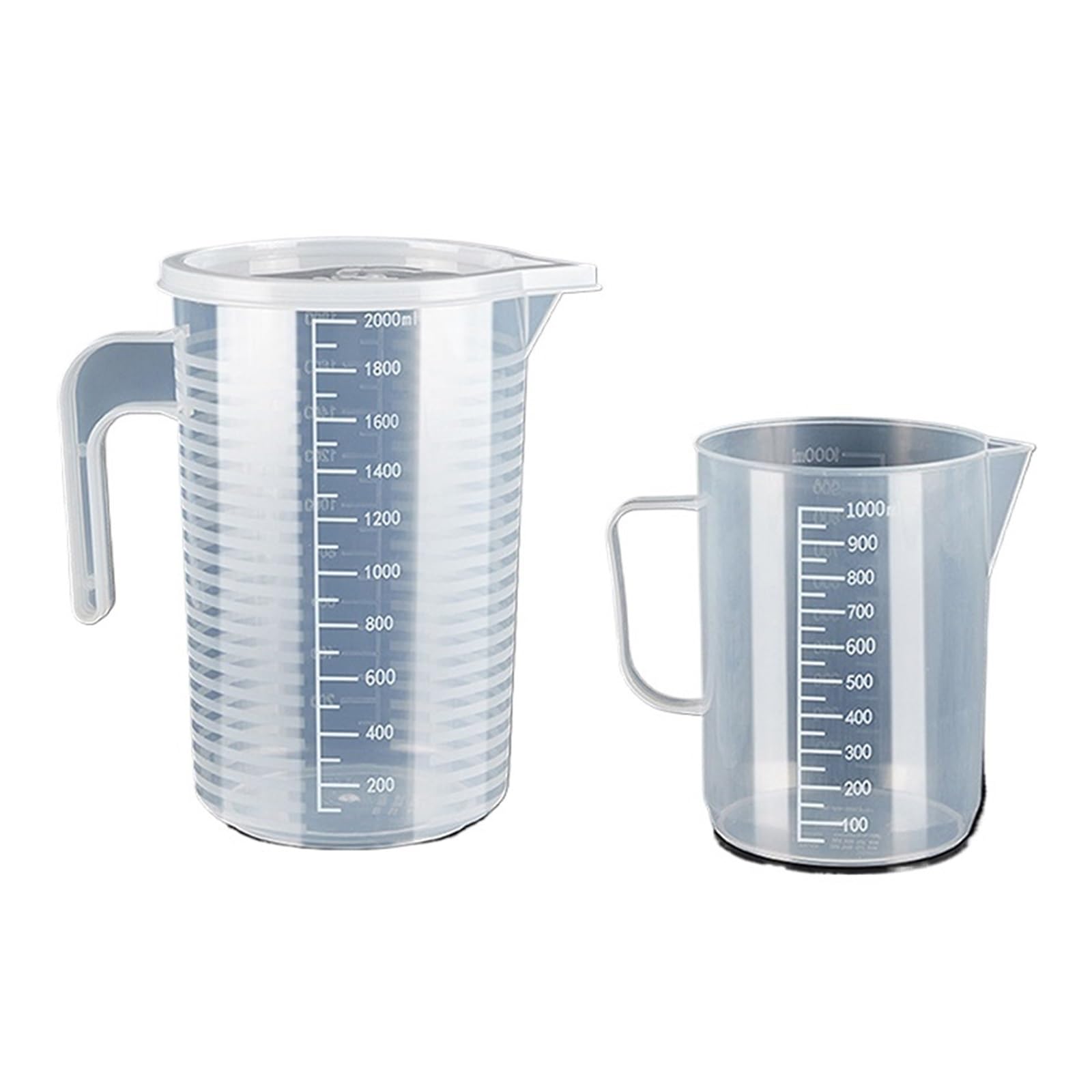 Jarra medidora 3 tazas medidoras de silicona antiadherentes 1000 ml, graduadas for el hogar, herramientas medición for hornear en la cocina(XL 1000ML)