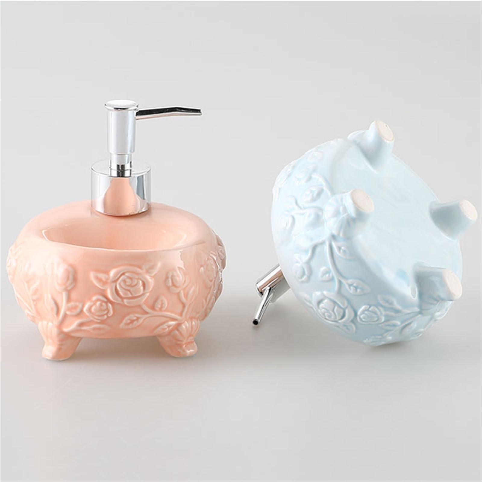 Dispensador de jabón para baño, dispensador de jabón de cerámica, dispensador de jabón de manos, dispensador de jabón de cocina, para jabón de manos, jabón, dispensador de bomba de mano de