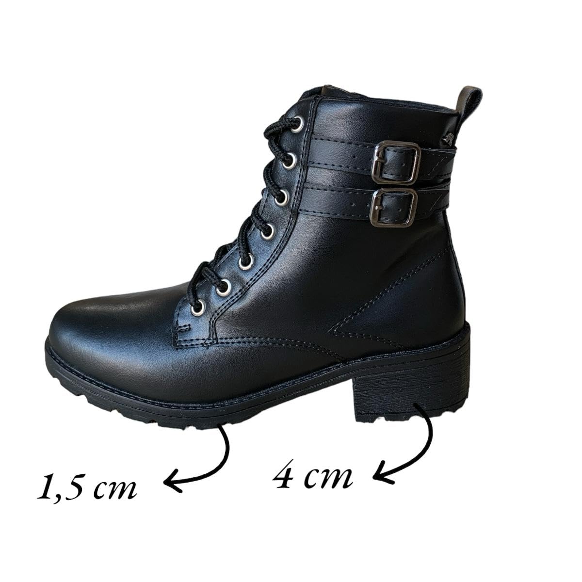 Bota Coturno Feminina Tratorada Cano Curto 7909 A, Preto, 35 em promoção! Veja a oferta e mais achadinhos de Botas 3 Hoje é o melhor dia para comprar Bota Coturno Feminina Tratorada Cano Curto 7909 A, Preto, 35 com aquele preço maroto! Promoção! Aproveite a oferta! 3