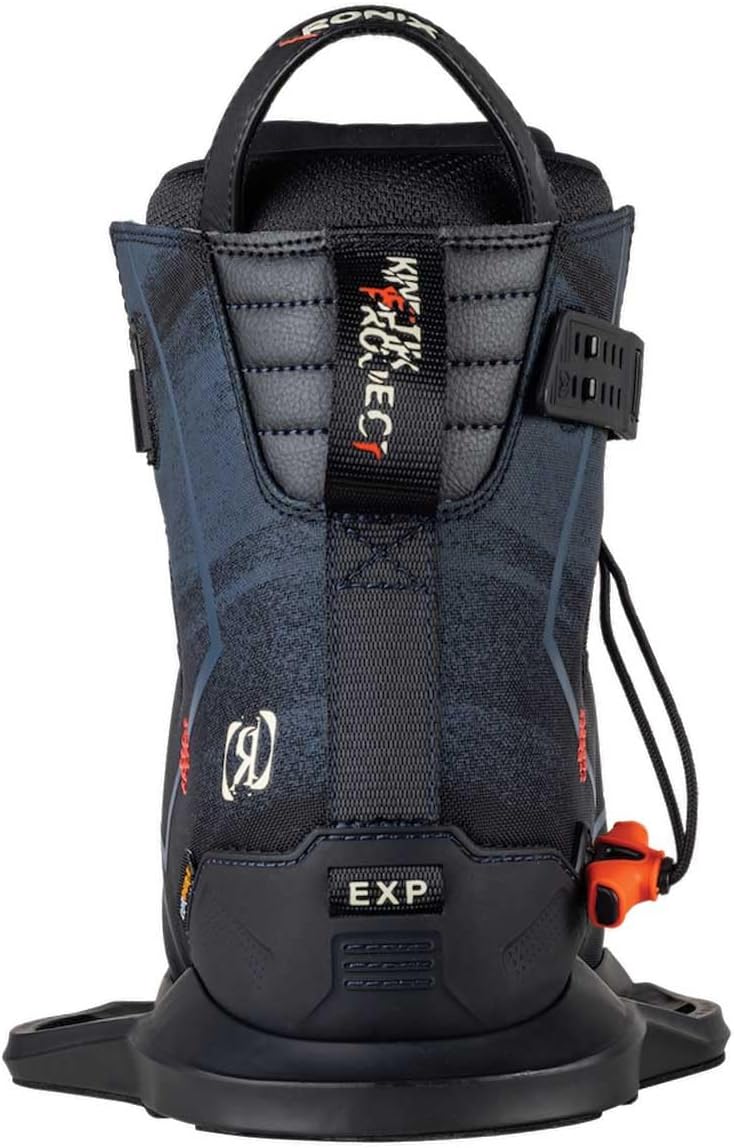 Ronix Kinetik Project EXP Intuition Wakeboard Bindings 2026 [Black/Charcoal], Men's 10