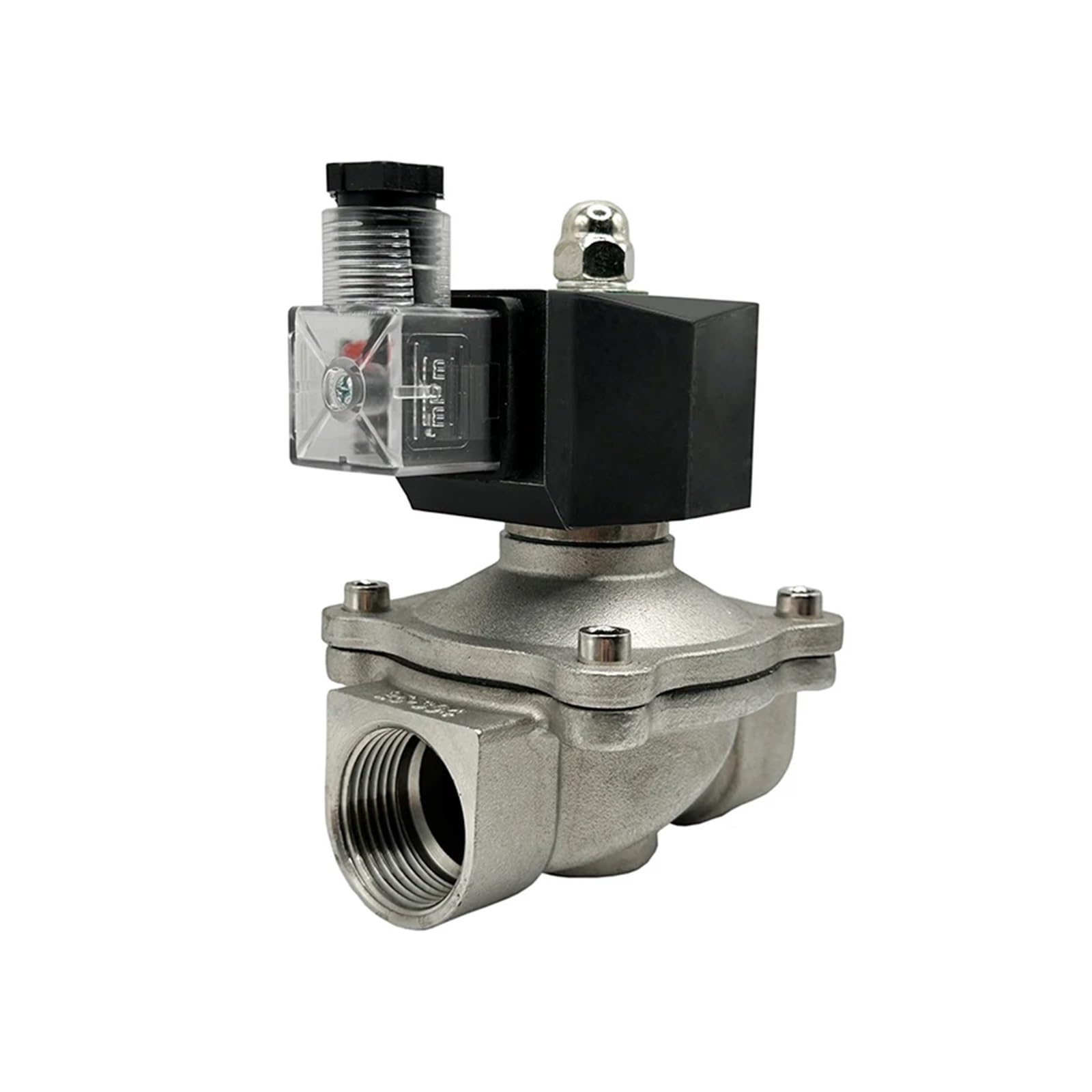 1/2" 3/4" 1" 2" Normalerweise geschlossenes elektrisches Magnetventil Wasser 24 V 230 V 24 V 12 V Edelstahl IP65(3/4")