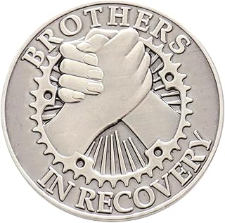 Brothers in Recovery, AA, NA, Alcoholics Anonymous, Medallion, Token, Coin, Chip