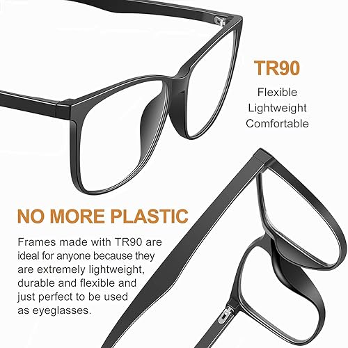 Miniatura 4 de Paquete de 2 lentes de bloqueo de luz azul para fatiga ocular en computadora