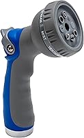 Vista 9 de VIKING Boquilla de manguera, boquilla de manguera de jardín con 8 patrones de pulverización, ajustable y resistente para lavar autos, regar plantas