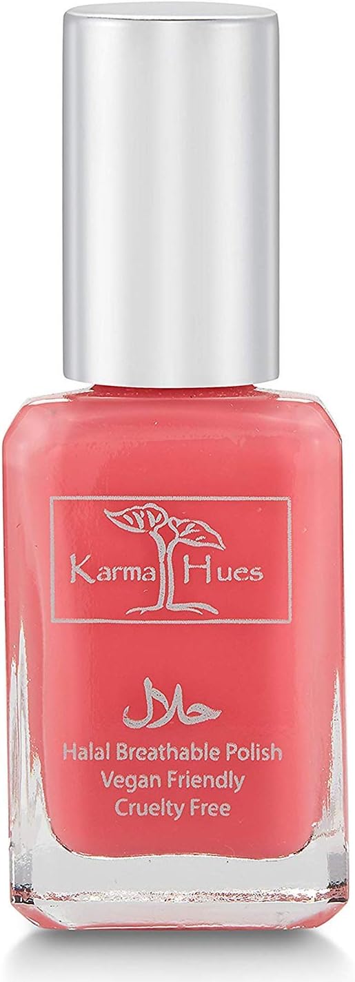 Karma Naturals Certified Halal Nail Polish - Breathable & Water Permeable, Wudu Friendly (Yasmin)