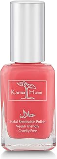 Karma Naturals Certified Halal Nail Polish - Breathable & Water Permeable, Wudu Friendly (Yasmin)