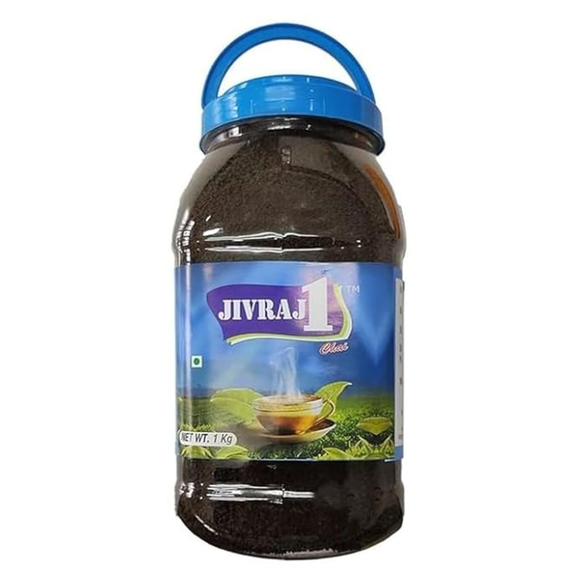 Jivraj’s Premium Strong Assam CTC Tea Leaves 1kg Jar Pack | Kadak Chai Patti | Bold Aroma, Rich Colour & Refreshing Taste | Perfect for Milk Tea & Masala Chai | Fresh & Strong Daily Use Blend