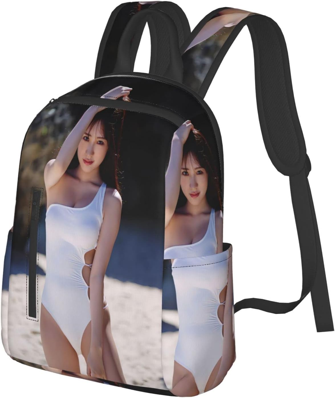 [Yansiba] レディース 横野すみれ6 リュックサック 5ポケット 軽量 リュック 14インチpc ビジネス バックパック マ