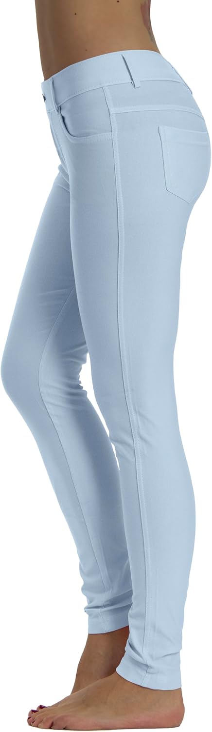 Prolific Health Women's Jean Look Jeggings Tights Slimming Many Colors Spandex Leggings Pants Capri S-XXXL
