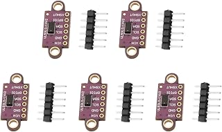 5 Stück für vl53l0x Time-of-Flight Abstandssensor mit I2C Schnittstelle für präzise Gestenerkennung und Hinderniserkennung in Robotik Projekten, 940nm Infrarot Entfernungsmesser