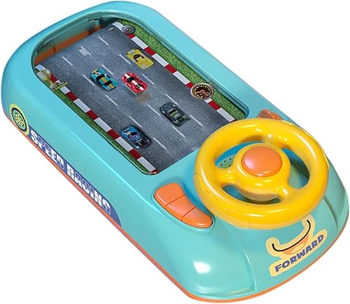Miniatura 2 de Volante de simulación eléctrica, juguete de coche, juegos de aventura, juguete de simulación de conducción, juguete de carreras de velocidad con