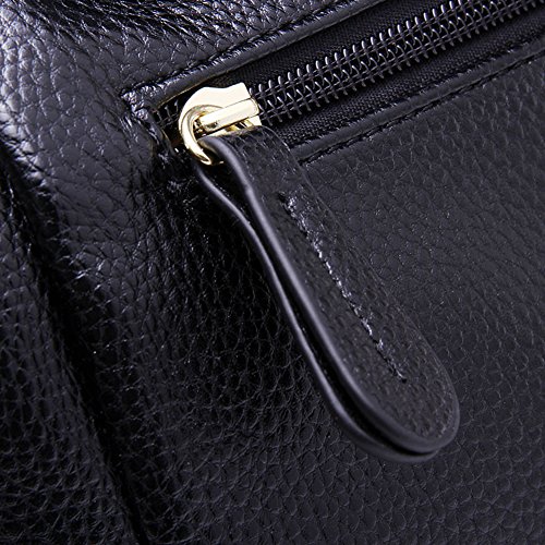 Sac à dos de mode noir uni confortable pour le dos