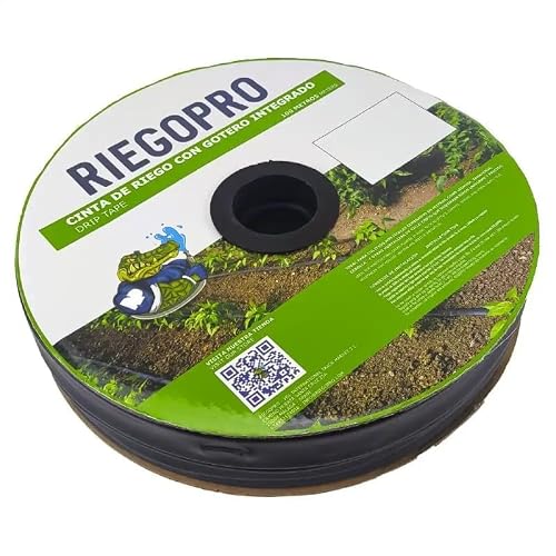 RIEGOPRO Cinta de Riego por Goteo 6 Mil Caudal 2L/h