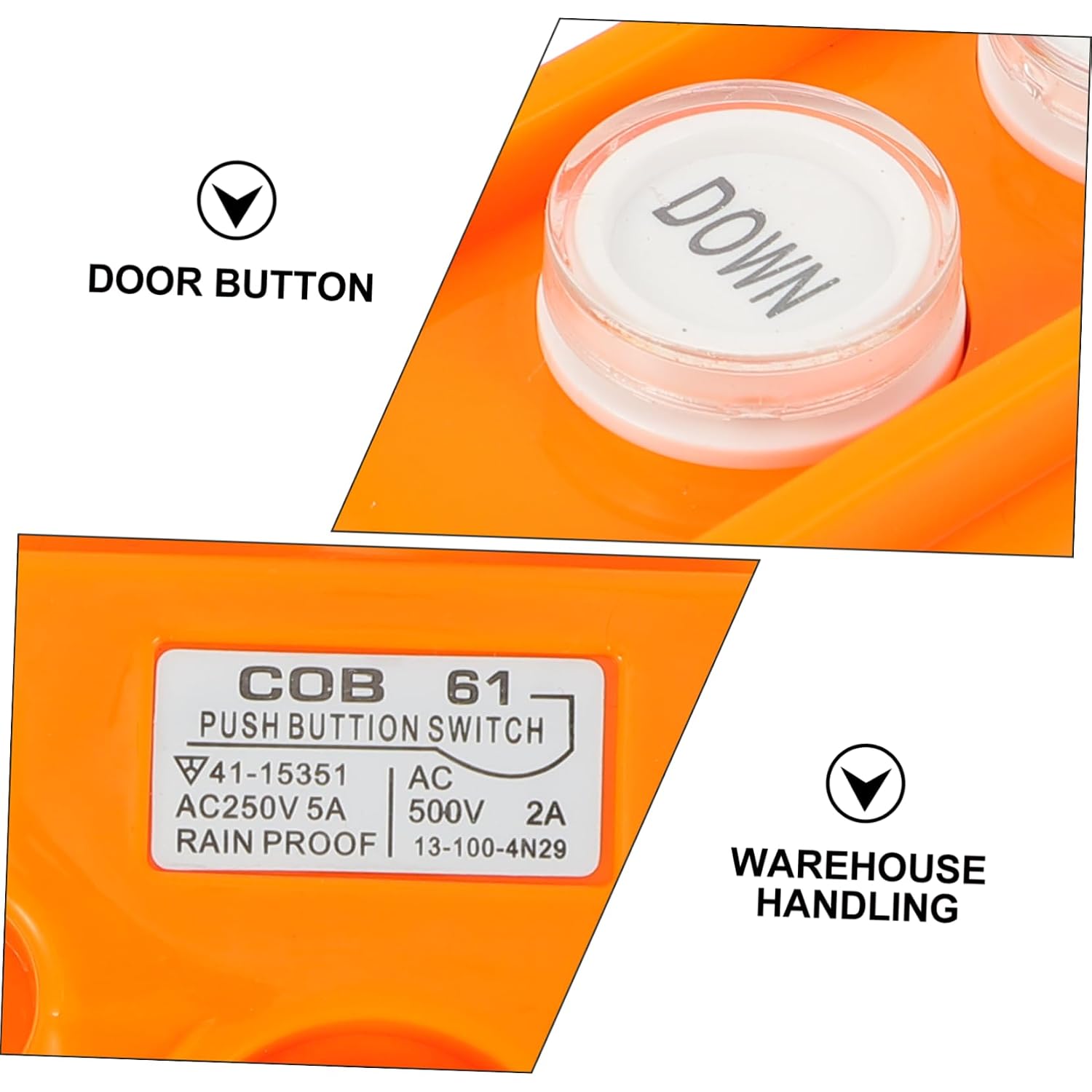Practical Crane Button Controller Up-Down Switch for Portable Cranes Easy to Install Lifter Accessory with Indication Mark High Strength Design