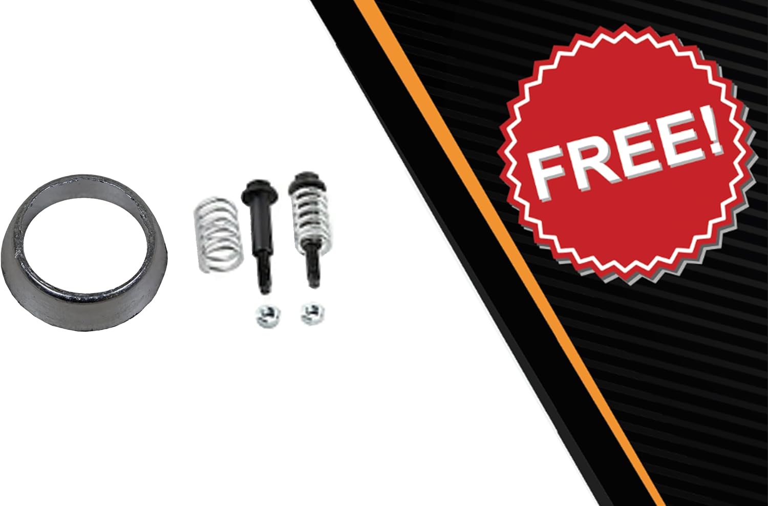 Exhaust Muffler Compatible for 1997-2001 Honda CR-V 2.0L | Stainless Steel | Northeastern Exhaust | Free Gasket and Bolt Kit Included | Direct-Fit Replacement