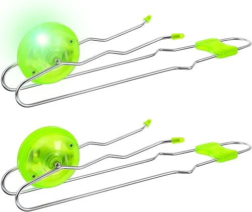 2 piezas de carril mágico retro, rueda giratoria intermitente, juguete magnético con fascinantes efectos giratorios y de iluminación, juguetes de