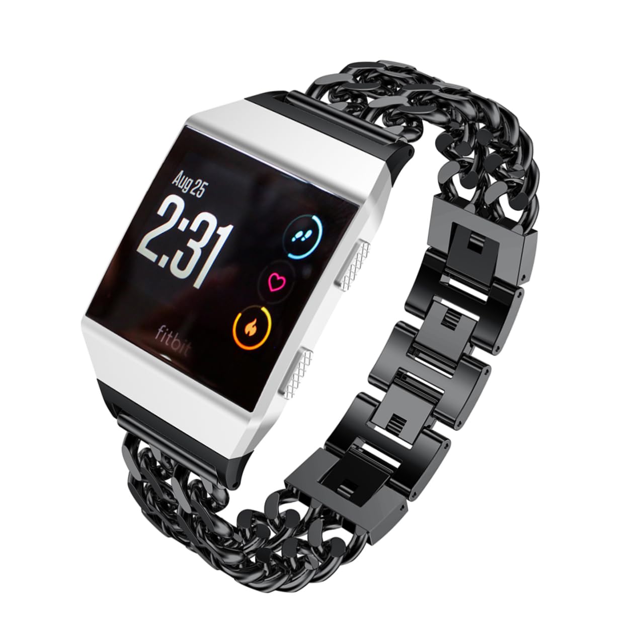 HEMOTON Inoxydable Bande Noir Oens Noir Fi Anti Rouille Bracelets Comdum Lisse Crna Confortable Réglable Bracelet Habillé Solide En Alliage De Zinc Denim Chaîne