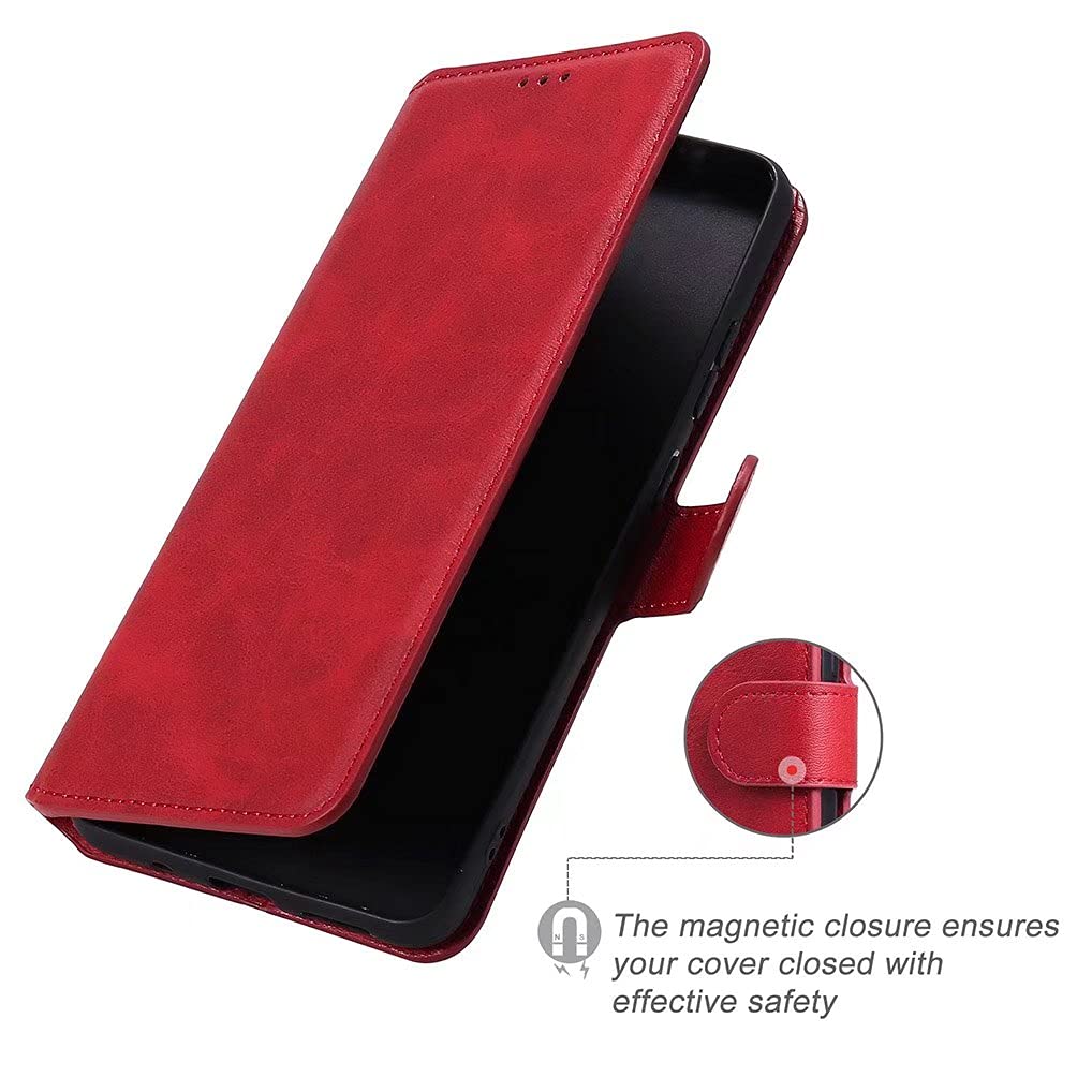 DAINA Custodia A Portafoglio In Pelle Per Realme Narzo 50 5G / Oppo A77 5G - Con Slot Carte E Supporto (Rosa Oro) - 3