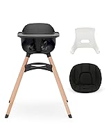 Vista 15 de Lalo The Chair Silla Alta Convertible 3 en 1 para Bebés y Niños Pequeños, Bandeja Apta para Lavavajillas, Reposapiés Ajustable, Verde Salvia