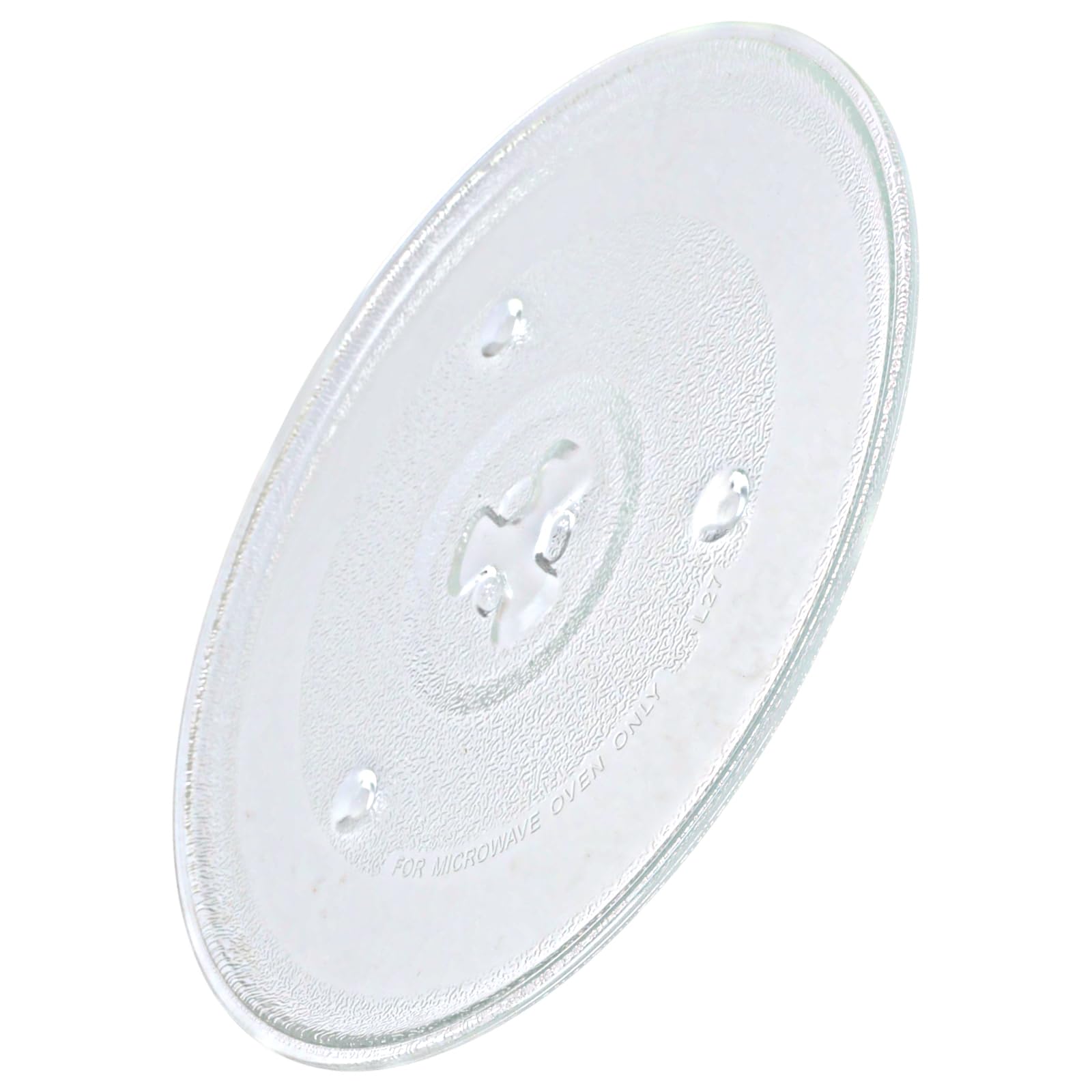 Kalttoy 27cm Glass Microwave Turntable Tray Plate for Even Heating for Microwave Accessories Shatterproof Turntable for Oven