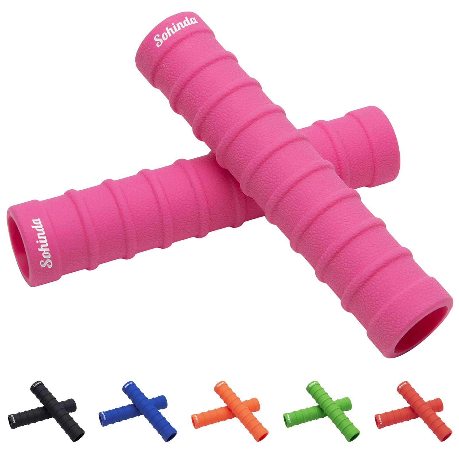 Sohinda Kayak Paddle Grips, Kayak Accessories No-Slip Grips for Kayak Paddles, Blister Prevention Silicone Paddle Grips, Kayaking Equipment for 30mm/