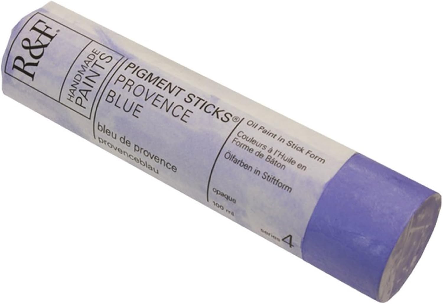 R&F Handmade Paints - Professional Oil Pigment Stick, Provence Blue, 100 ml
