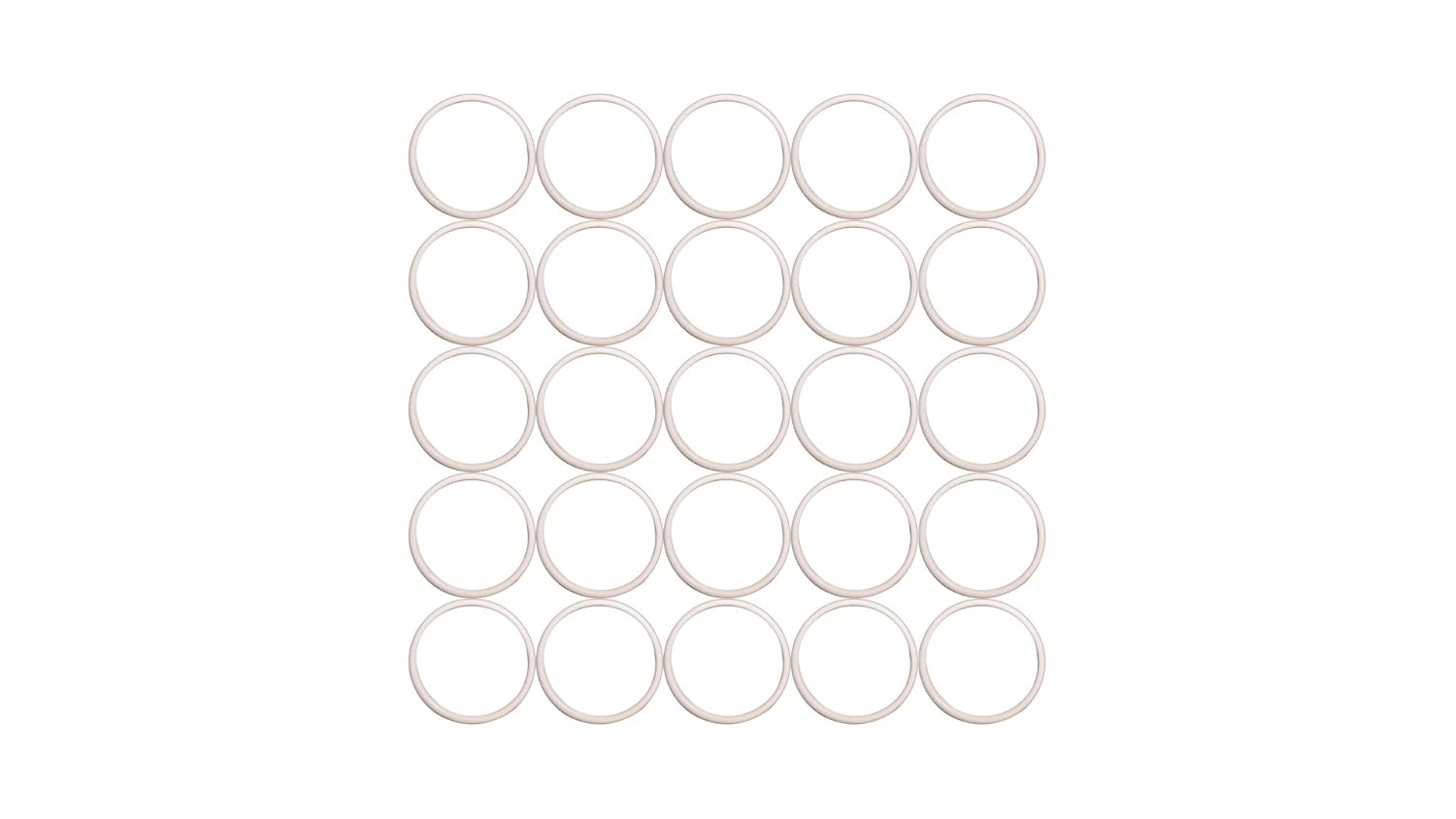 Sterling Seal ORTFE327x25 Number-327 Standard Teflon O-Ring, Outstanding Weather Resistance, Polytetrafluoro-Ethylene, 1-3/4" ID, 2-1/8" OD (Pack of 25)