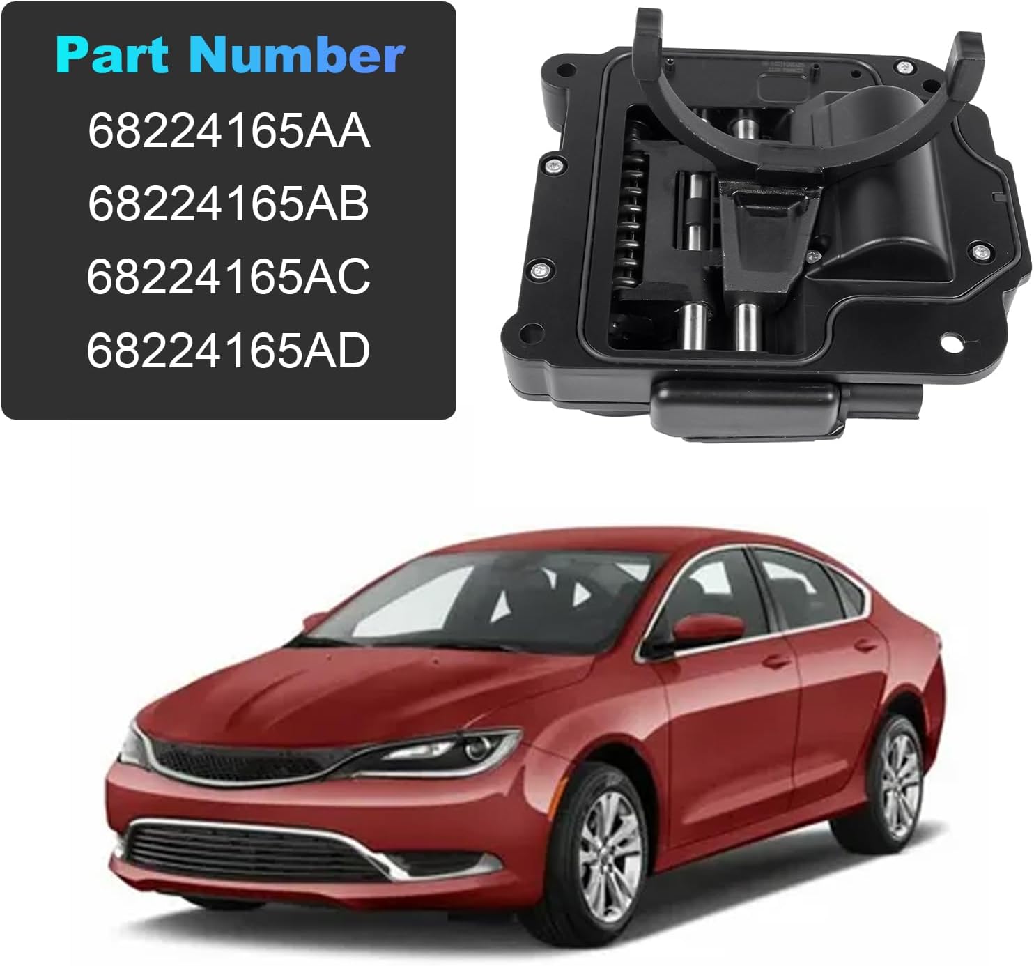 Transfer Case Actuator 68321285AE Compatible with Jeep Cherokee 2.4L 3.2L V6 2014-2016, for Chrysler 200 2.4L 3.6L V6 2015 2016 Replace 68224165AA 68224165AB 68224165AC 68224165AD