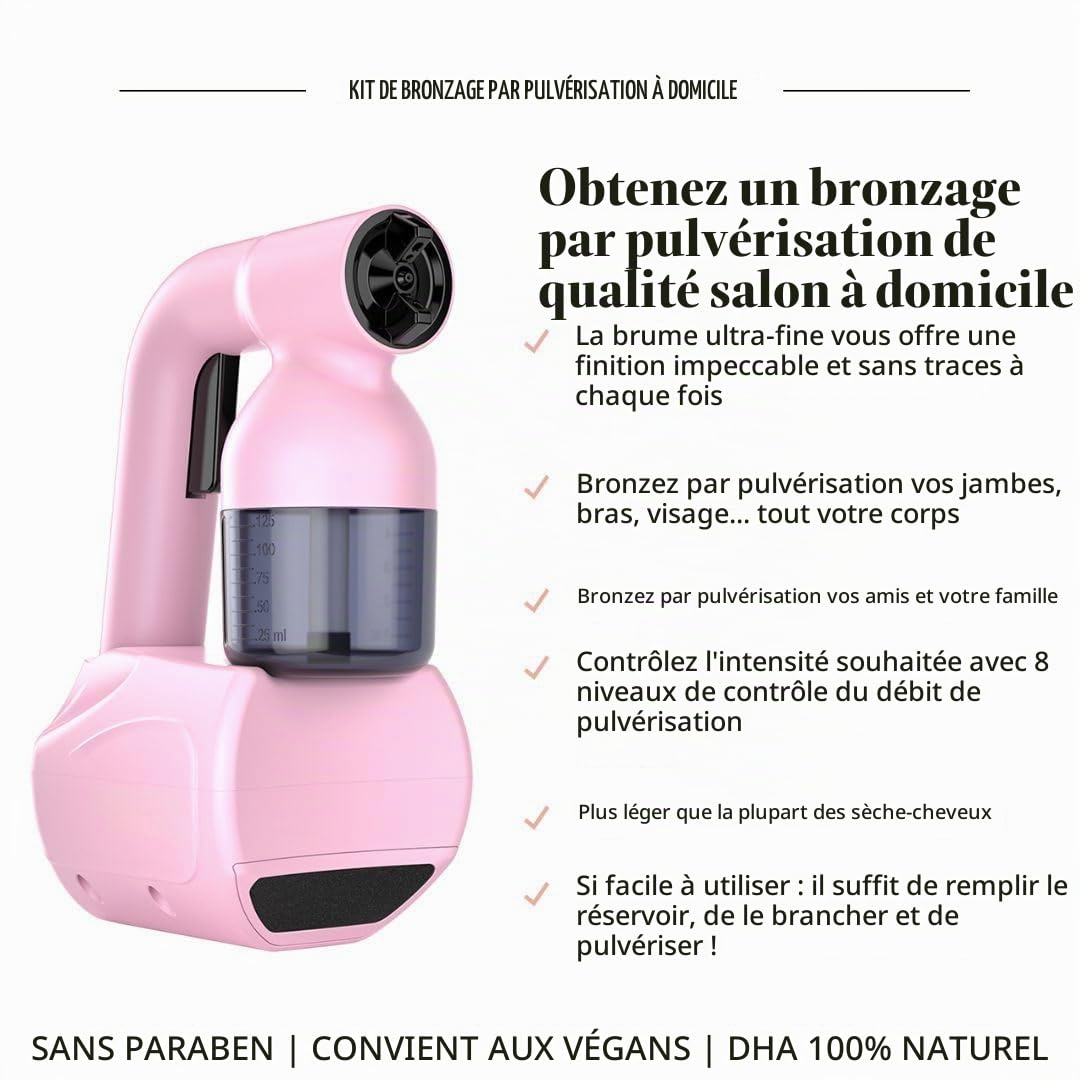 MineTan Kit Bronze Babe Bronzage en Spray Personnel