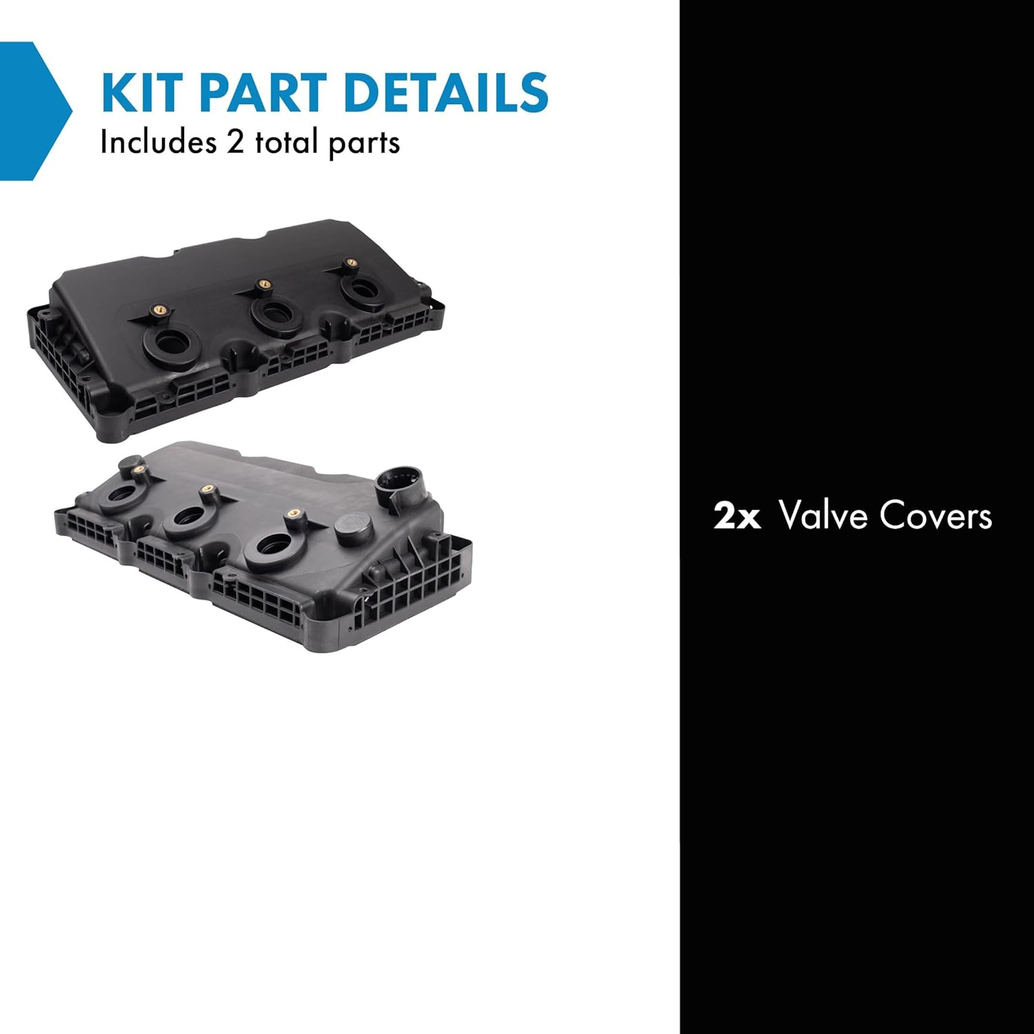 TRQ Valve Cover Compatible with 2007-2010 Chrysler Dodge