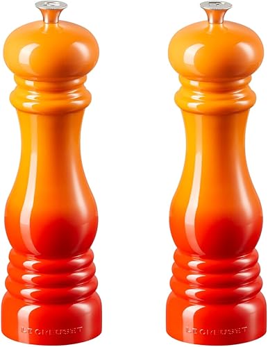 Miniatura 11 de Le Creuset Petite Salt and Pepper Mill Set, 5" x 2" each, Cerise