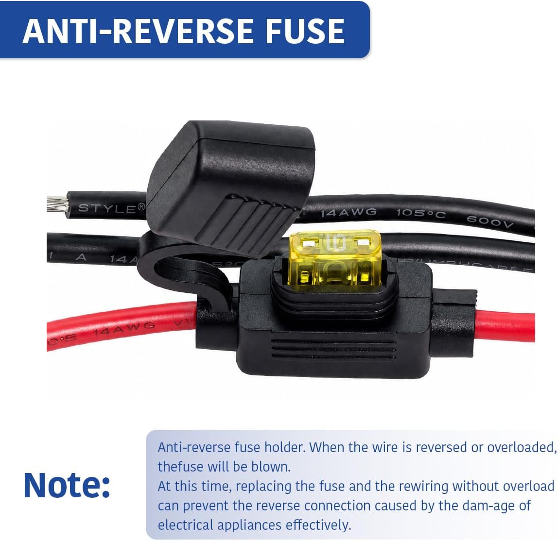 SORINA 24V 36V 48V to 12V DC-DC Step Down Converter with Fuse & Connectors image 5