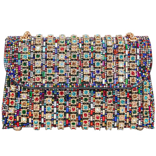 Symengr CAIFANGNO.2 Women'S Evening Handbags Rhinestone Purse Crystal Evening Clutch cover